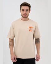 DISCOVERY Men's Born To Be Wild Graphic Tee - Ivory Mist